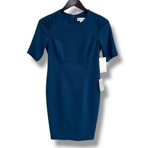 NWT $128‎ Harper Rose Women's Round Neck Above The Knee Dress Size 6P - 16 x 36